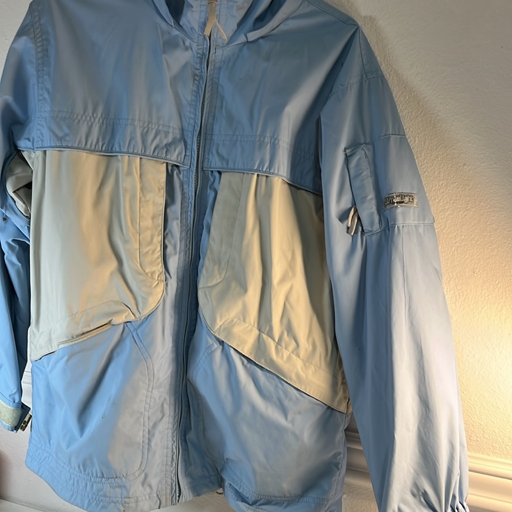 Limelight, baby blue snowboard coat